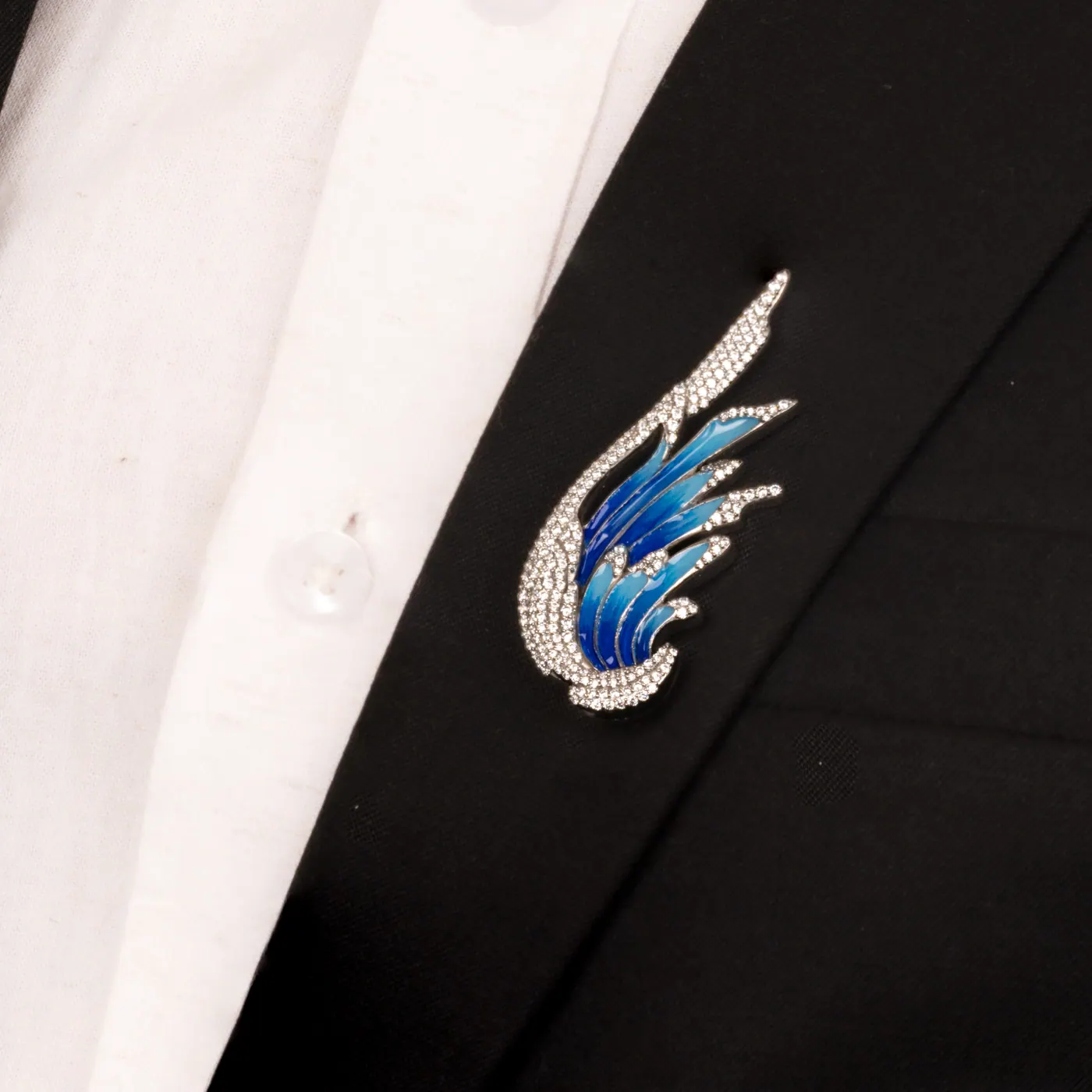 Feather Brooch